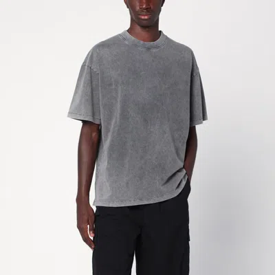 Represent Mens Initial Oversized Cotton T-shirt Vintage Grey Xxl In Gray