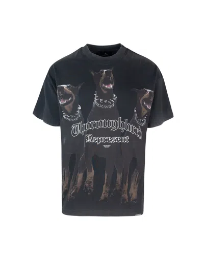 Represent Vintage-inspired Graphic Tee For Men In Transparent