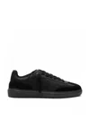 Represent Virtus Panelled Leather Sneakers In Black
