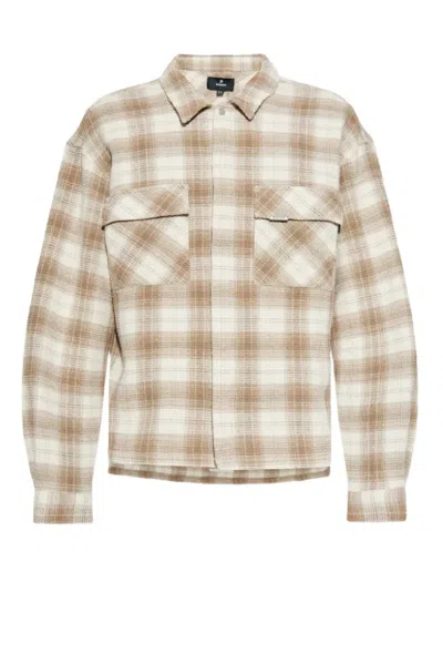 Represent Waffle Flannel Shirt In Neutral