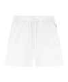Represent Waffle Shorts In White