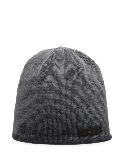 Represent Waffle-knit Beanie Hat In Black