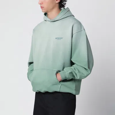 REPRESENT REPRESENT WASHED ALOE GREEN HOODIE
