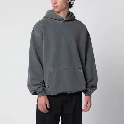Represent Washed Black Hoodie In Gray