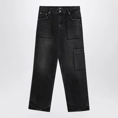 REPRESENT WASHED BLACK JEANS