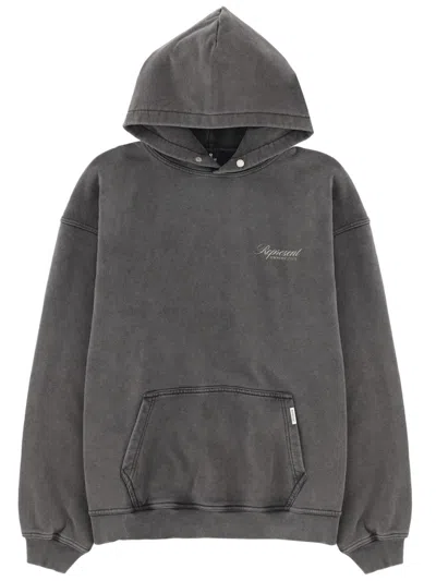 Represent Washed Cotton Pullover Hoodie In Gray