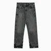 Represent R2 Embroidered Washed Jeans In Black