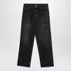 Represent Straight Leg Denim Trousers With Pockets In Black