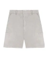 Represent Washed Taupe Cargo Shorts