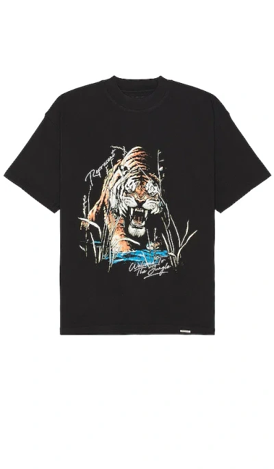 Represent Welcome To The Jungle T-shirt In Off Black
