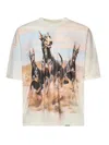 Represent Western Doberman Print T-shirt In Multi