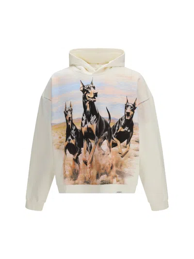 Represent Western Dobermans Hoodie In Gray
