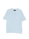 Represent Western Lettering Initials Short Sleeve T Shirt In Blue