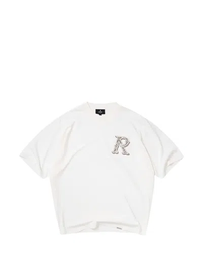 Represent Relaxed Fit Crew Neck Short Sleeve T-shirt In White