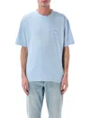 Represent Western Lettering Initials Short Sleeve T Shirt In Blue