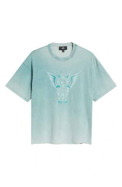 Represent Westside Graphic T-shirt In Blue