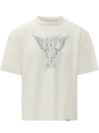 Represent Westsiof Graphic T-shirt In Flat White