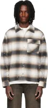 Represent Flannel Shirt With All-over Initials In Multi