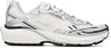 Represent Storm-torn Mesh Sneakers In Silver