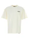 Represent White Cotton T-shirt With Logo In White