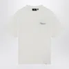 Represent White Crewneck T-shirt With With Front And Back Owners Club Print In Cotton Man In White