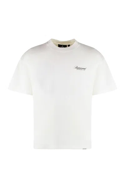 Represent White Cotton T-shirts In Multi