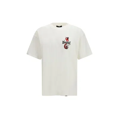 Represent White Cotton T-shirt