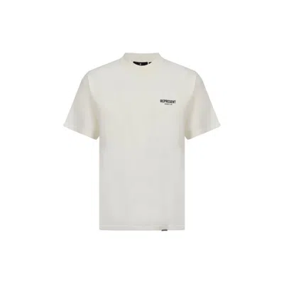 Represent White Cotton T-shirt