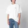 Represent White Cotton T-shirt With Logo In White