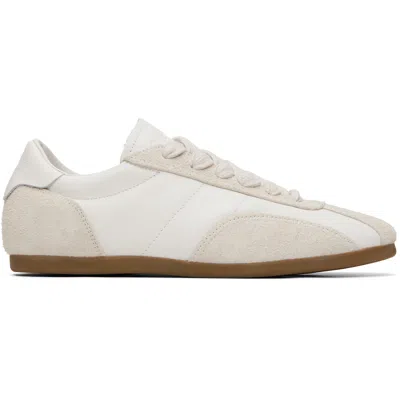 Represent White Low-pro Leather Suede Sneakers