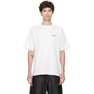 Represent White Printed 'owners Club' Script T-shirt