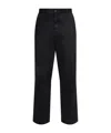 Represent Cargo Pant With Belt Loops And Side Pockets In Black