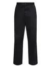 Represent Cargo Pant With Belt Loops And Side Pockets In Black