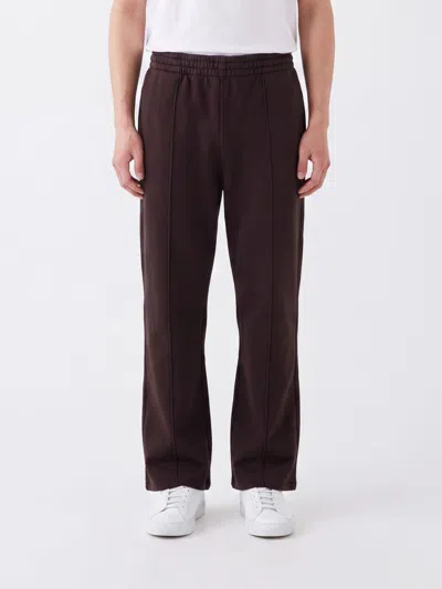 Represent Wide-leg Jersey Jogging Trousers With Elasticated Waist In Brown