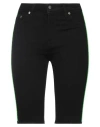 Represent Woman Denim Shorts Black Size 25 Cotton, Elastomultiester, Elastane In Black