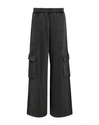 Represent Woman Pants Charcoal Size Xs Cotton In Gray