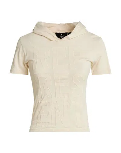 Represent Woman T-shirt Beige Size Xs Cotton In Black