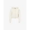 Represent Womens  Owners Club Two-welt-pockets Cotton-jersey Hoody In Oatmilk