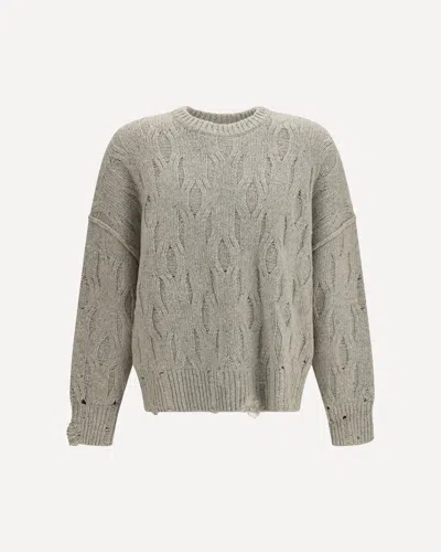 Represent Wool-blend Crewneck Sweater In Beige