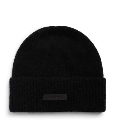 Represent Wool-blend Knitted Beanie In Black