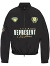 Represent Black 'world Championship' Track Jacket In Schwarz