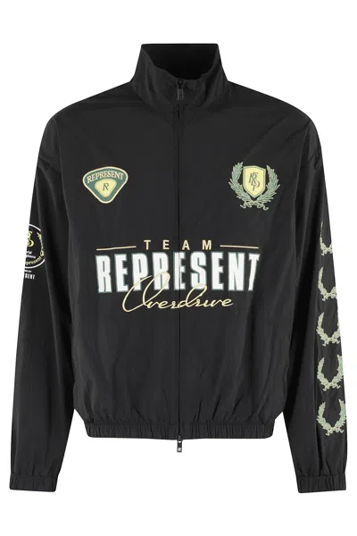 Represent World Championship Track Jacket In Black
