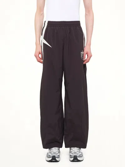 Represent Woven Track Star Pant In Black