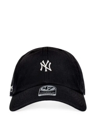 Represent X 47 New York Yankees Logo-embroidered Baseball Cap In Schwarz