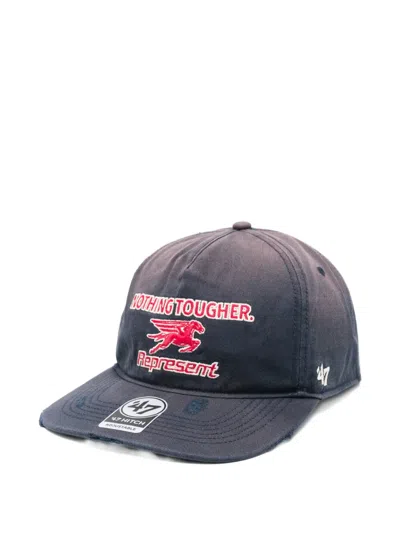 Represent X 47 Nothing Tougher Distressed Baseball Cap In Gray