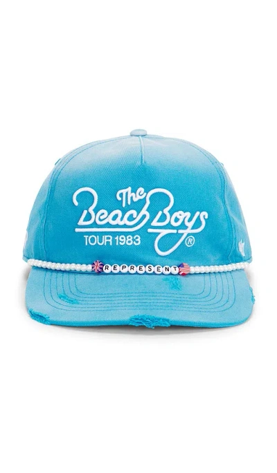 Represent X Beach Boys Tour Cap In Bright Blue