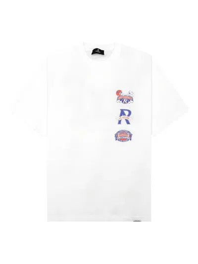 Represent X Feature Multi-logo Graphic T-shirt In White