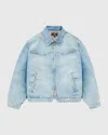 Represent Buttoned Denim Jacket In Blue
