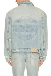 Represent Buttoned Denim Jacket In Blue