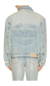 Represent Buttoned Denim Jacket In Blue